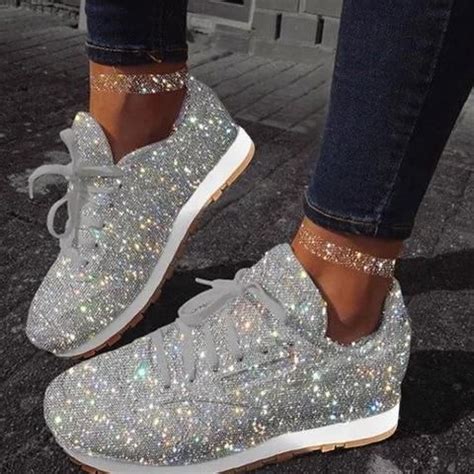 how to wear glitter sneakers